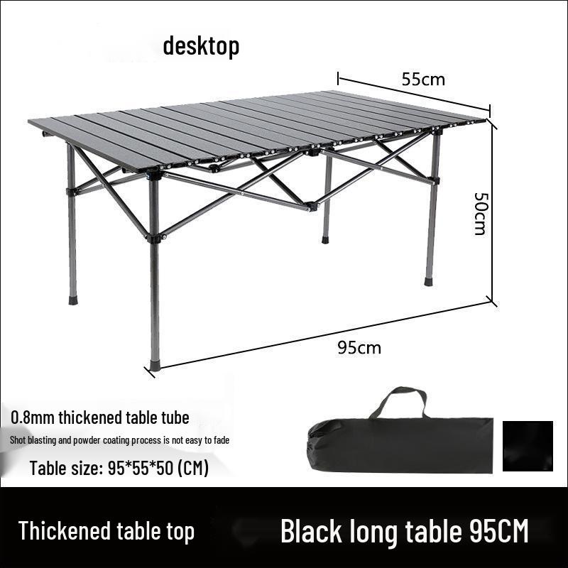 Portable Outdoor Roll-Up Camping Table