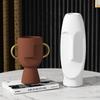 Ceramic People Face Statue Creative Wine Cabinet Decoration Ornament TV Cabinet Desktop Crafts Living Room Home Decoration