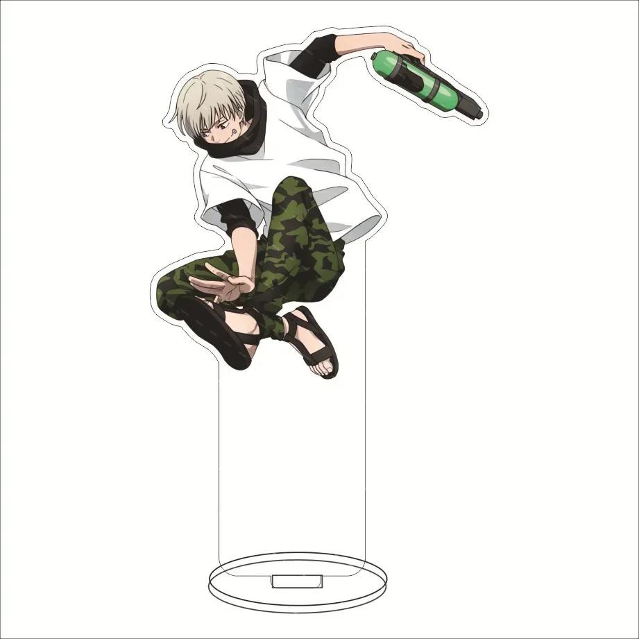 Jujutsu Kaisen 16cm Figure Acrylic Stand Set - Gojo Yuji Megumi Nobara Toge Maki Collectible Anime Figurines with Stand Ideal Gi