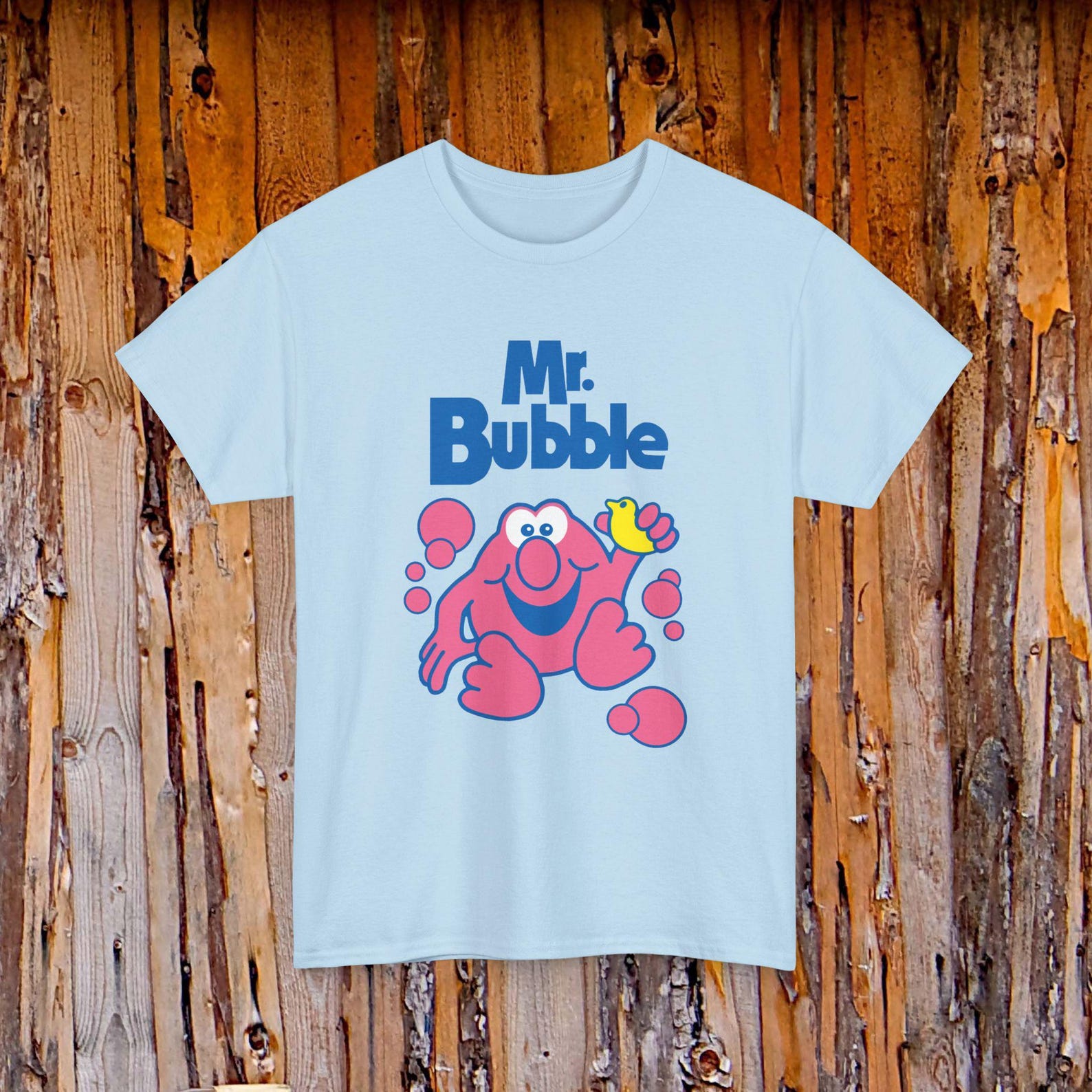 Mr Bubble Retro Vintage Bubblebath Logo Tee | Retro Shirt M