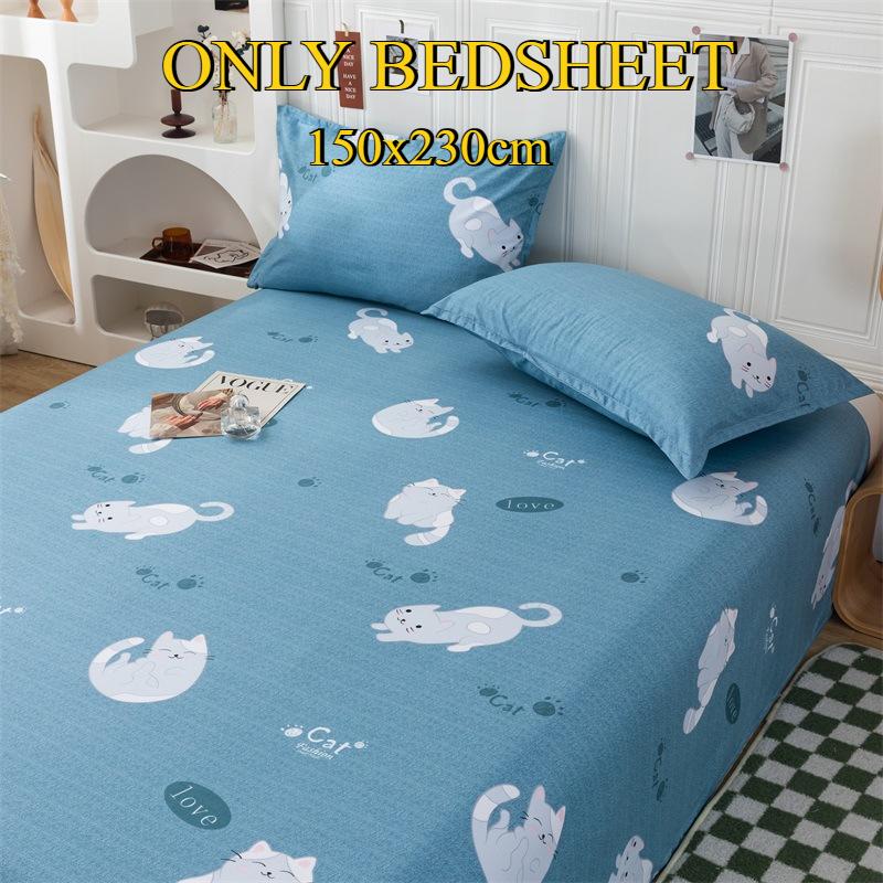 K pokožce šetrné broušené prostěradlo Zesílené Jednolůžko Dvojlůžko Vícespecifikační prostěradla pro všechna roční období