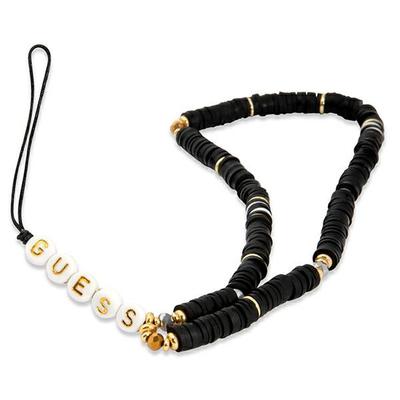 Pendant Gustpeark Phone Strapblack/Black Heishi Beads