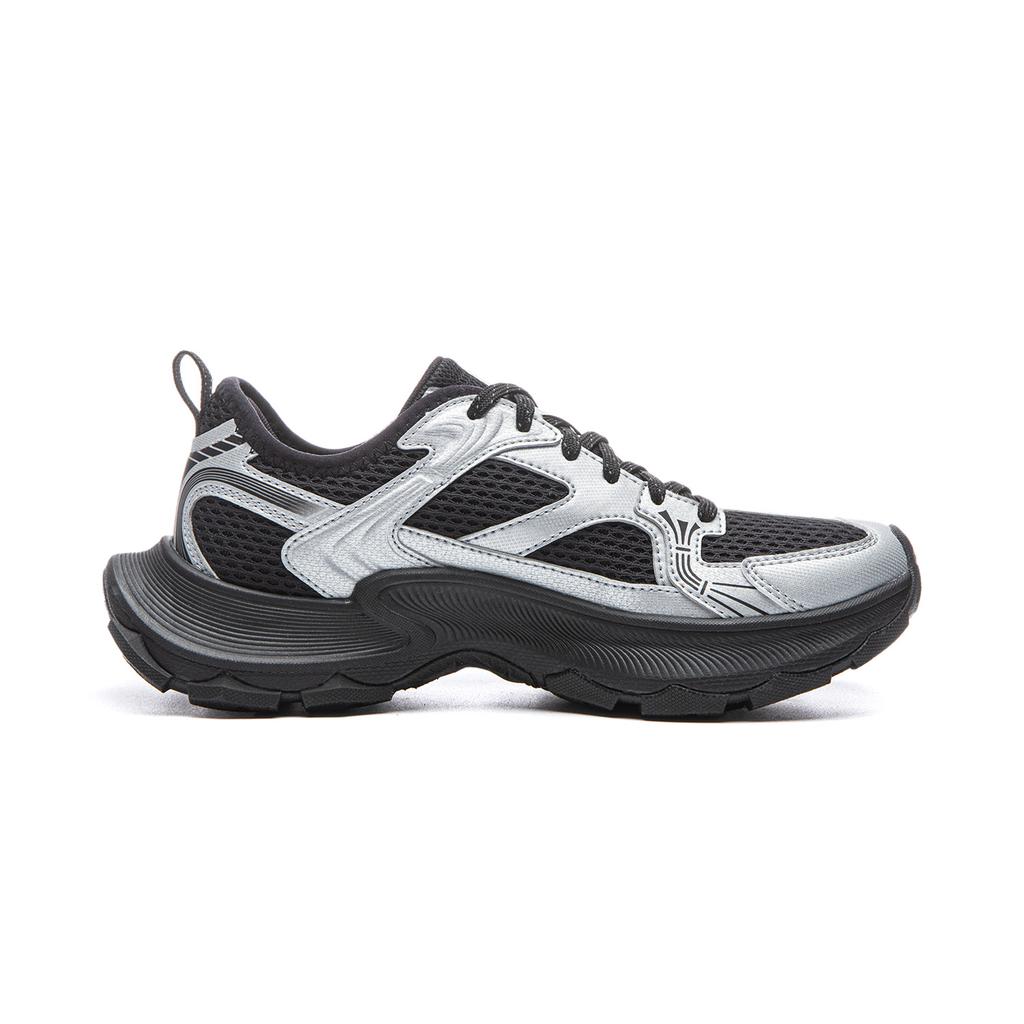 Li Ning Star Ring 2 Y2K Retro Fashion Trendy Thick Sole Increased Height Non-Slip Wear-Resistant Breathable Low-Top Dad Shoes Women Sneakers AGCW056-4