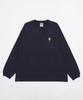 WEGO Long Sleeve with a BENDAVIS Perfect for Fall and and Size Navy Men's T-Shirt, Custom-Made One-Point Design, Winter, Streetwear, Gifts, M,