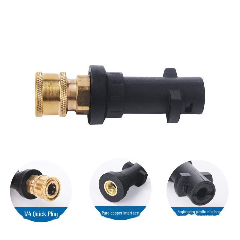 Karcher K2-K7 Hochdruckreiniger-Schnellanschluss-Kupferadapter mit 5-Farben-Düsensatz