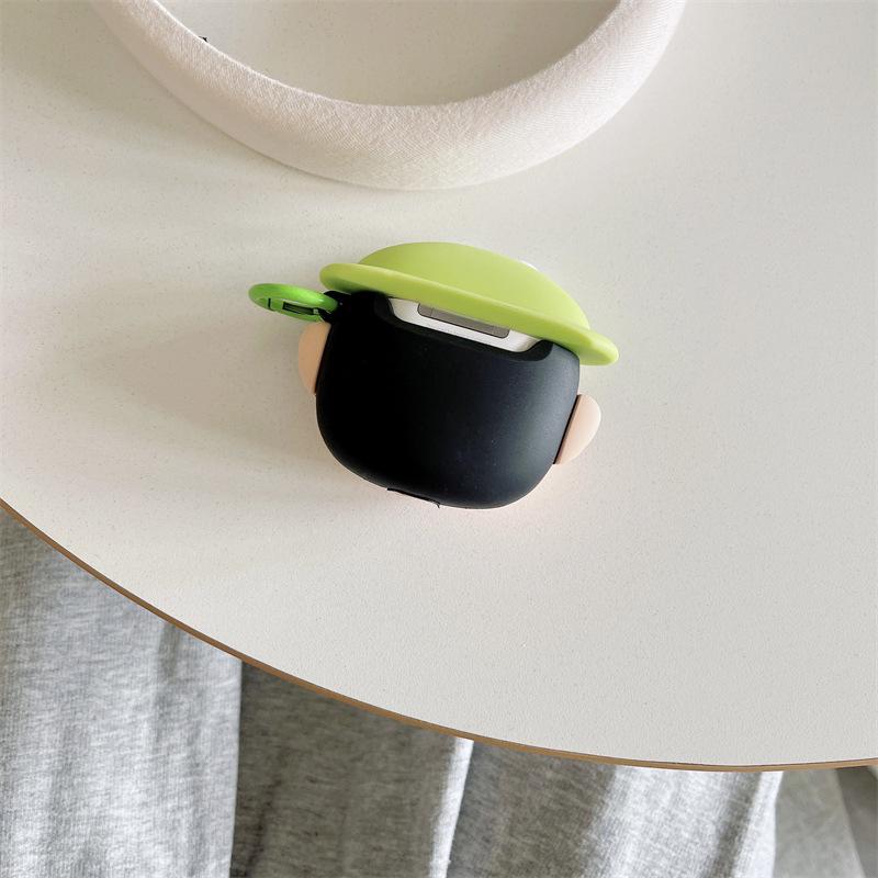 Cute Frog Small New Application AirPods Pro Apple Bluetooth Headset Case 1/1/1 Generation Cartoon Case