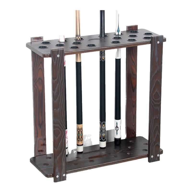 18-Hole Floor-Standing Billiard Cue Rack