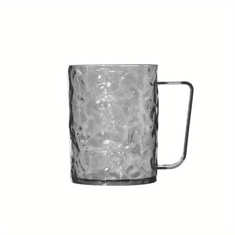 1PC Light Luxury Mouthwash Cup High Appearance Brush Cup Transparent Cup Couple Set Toothbrush Cup Home Wash Cup Glacier Pattern