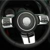Chrome Car Steering Wheel Trim Cover Decor For Jeep Wrangler JK / Grand Cherokee