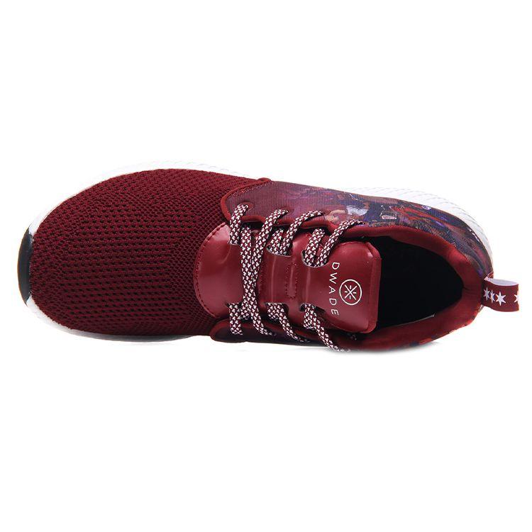 Li Ning Wade Series One Piece Woven Breathable Basketball Culture Shoes Men Sneakers Red White ABCM039-4