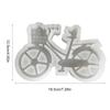 Stampo in Silicone per Candele Decorazione Bicicletta Stampo in Silicone per Candele a Forma di Bicicletta per Amanti e Collezionisti