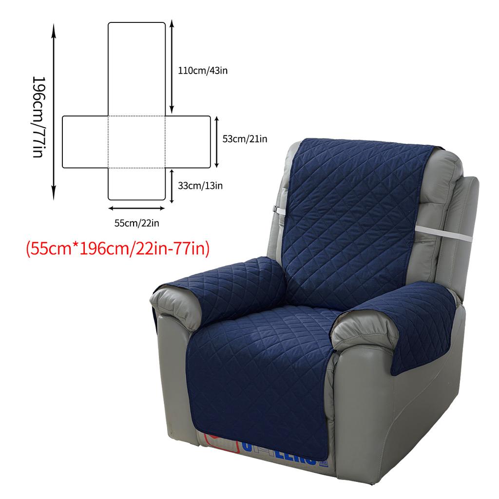 Single Sofa Cover Recliner Chair Cover Waterproof Armchairs Sofa Cover Furniture Protector for Living Room