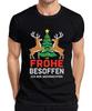 Merry Drunk Im Christmas Funny Reindeer Knit Look Unisexs Tshirt