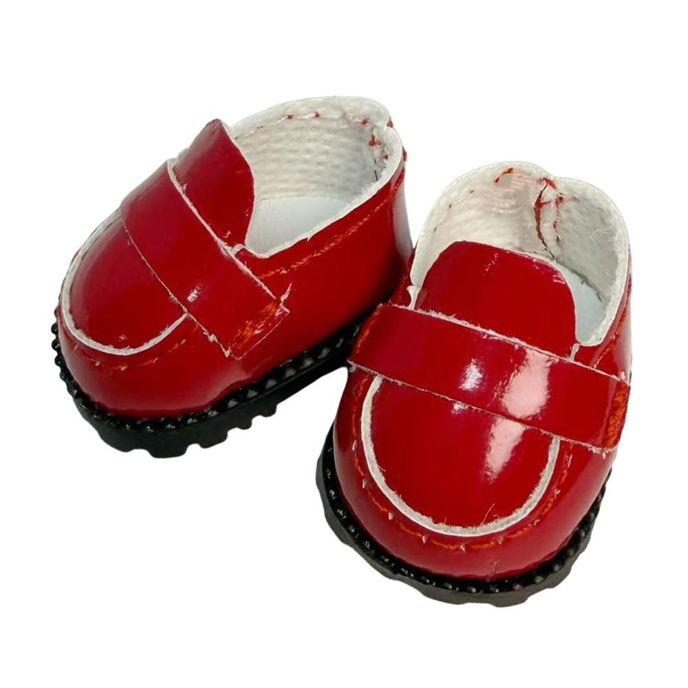 Leather Material Doll Leather Shoes 3.5cm Size Mini Doll Shoes Mini Doll Doll Boots OB27 Doll