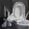 Wall-Mounted Disposable Toilet Brush & Replacement Head
