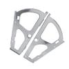 2Pcs Stainless Steel Shoes Drawer Cabinet Hinges Turing Rack Replacement Fittings