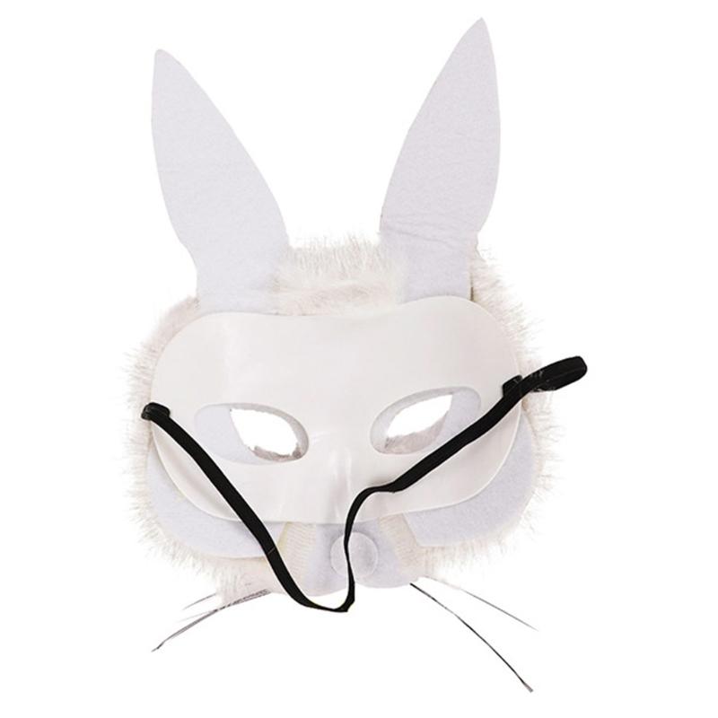 Lovely Halloween Mask Realistic Animal Face Mask Cover Cosplay Costumes Props Masked Ball Party Gifts for Adults Kids