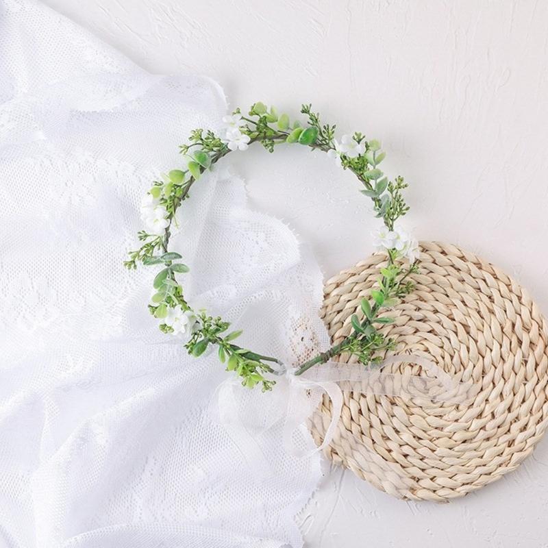 Floral Garlands Crown Hair Wreath Flower Headbands Bride Flower Crown Wedding