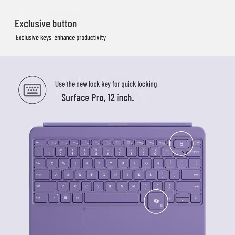 Microsoft Surface Pro 12-inch Keyboard Cover with Slim Pen