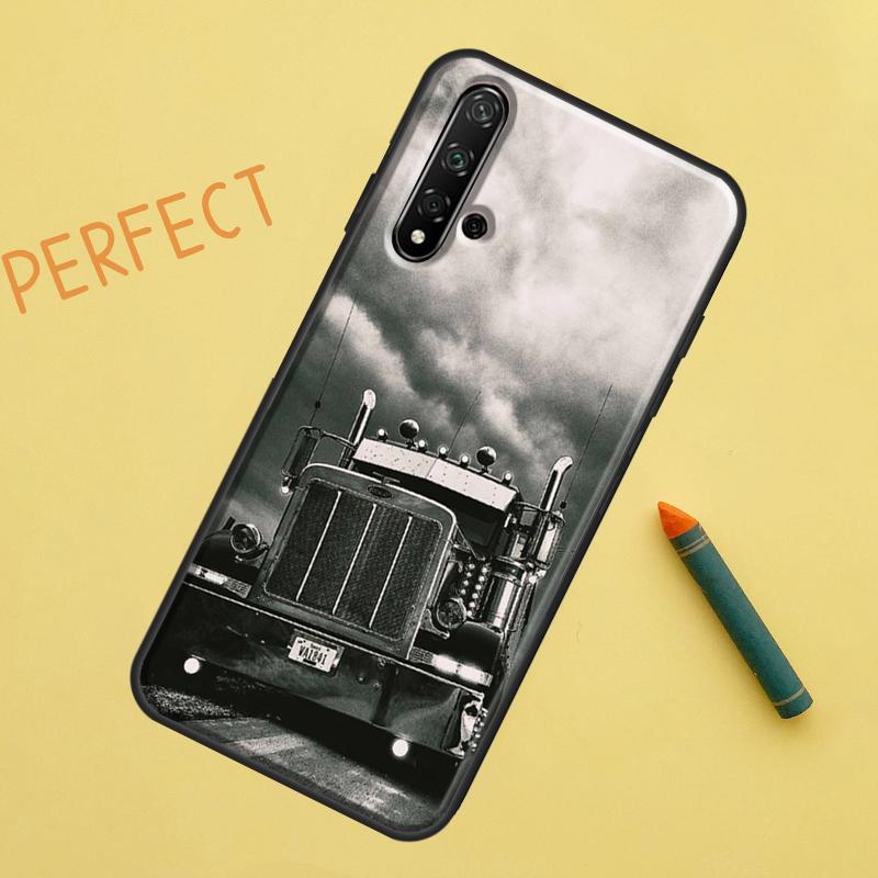 Cool Heavy Truck Car For Huawei Nova 10 9 SE 11 Pro 12i 11i 8i Y60 Y70 Y90 Y61 Y91 Y72 Y73 P20 P40 P30 Lite Case