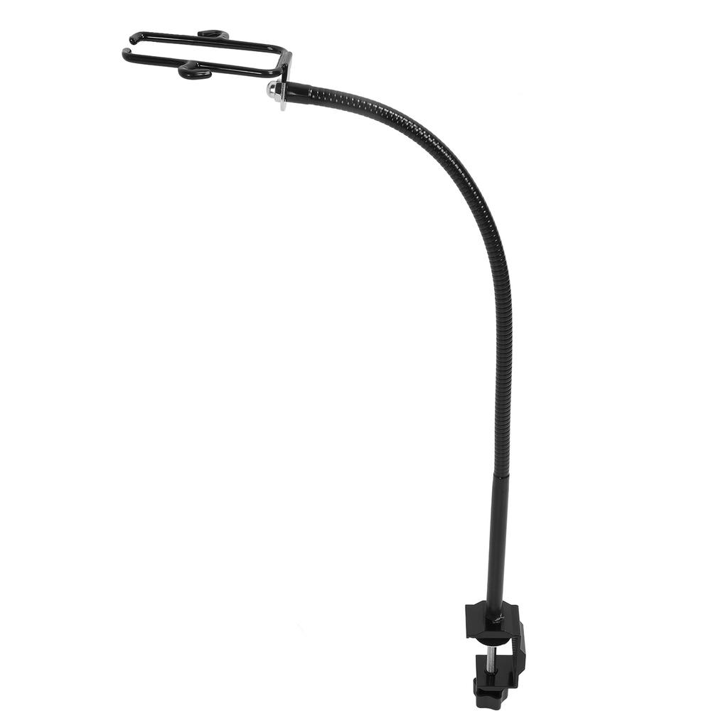 Handsfree Hair Dryer Holder Adjustable Angle Aluminum Alloy Hair Dryer Clamp Mount for Countertop