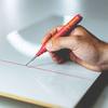 Pica Markierstift mit Tinte für tiefe Löcher rot