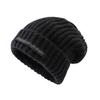 Solid Color Knitted Beanies Thicken Wool Cold Cap Simple Simple Skullies  Outdoor