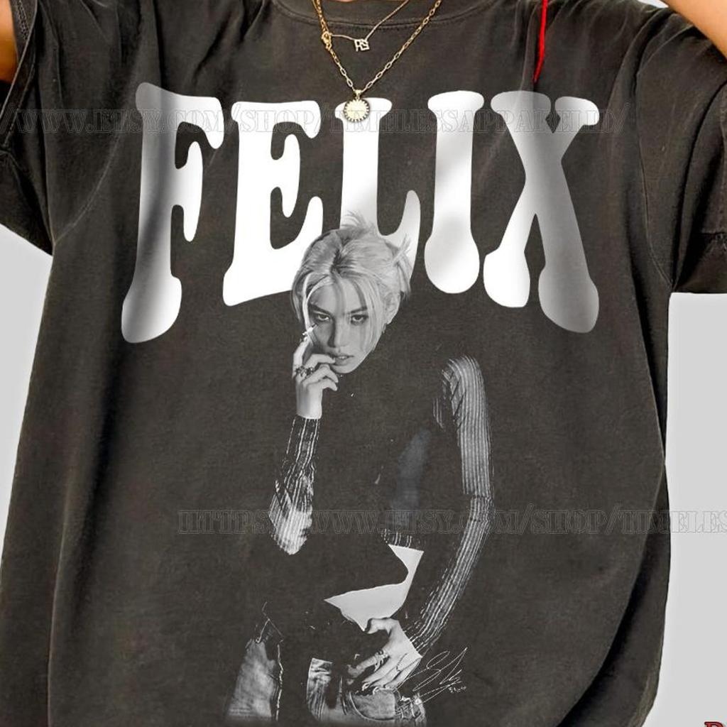 Limited Felix Shirt for Men and Women: Kpop Idol Graphic Tee