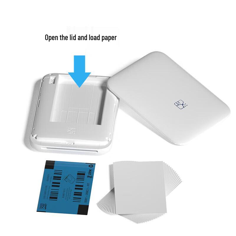Han Yin Portable Bluetooth 3-inch Photo Printer CN plug (adapter included)