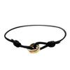 Metall-Schnallenringe Geflochtenes Seilarmband Handgemachtes Schnurarmband Schmuck Geschenk Verstellbare Freundschaft Partnerarmbänder
