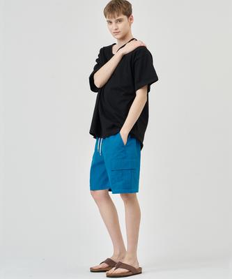 THE-ABON Team Cargo Banding Shorts Blue