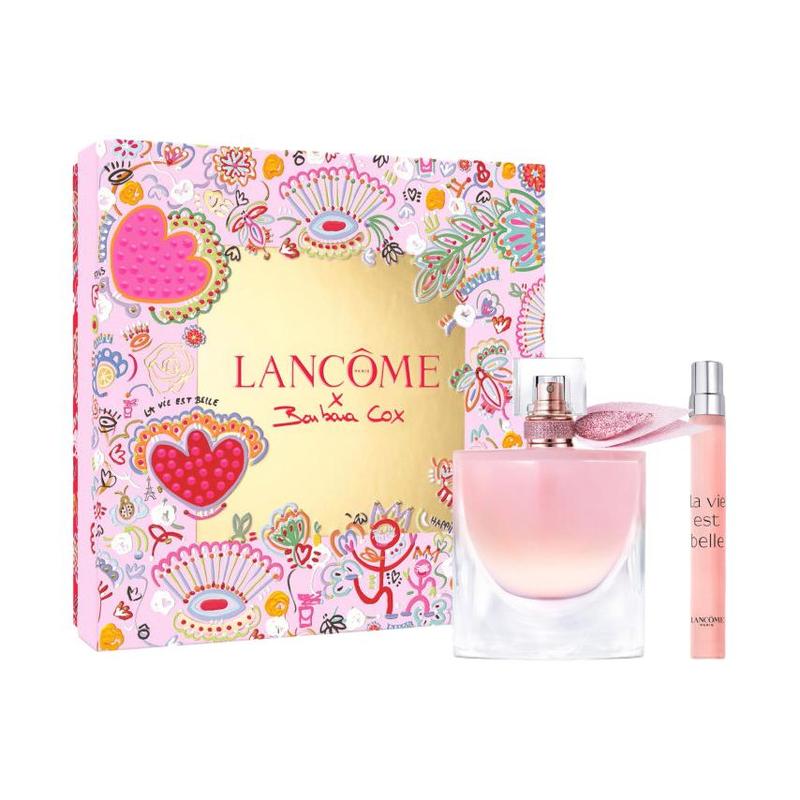 Lancôme Beautiful Life Vanilla Naked Perfume Set Floral Fragrance EDP 50ml+10ml коричневый