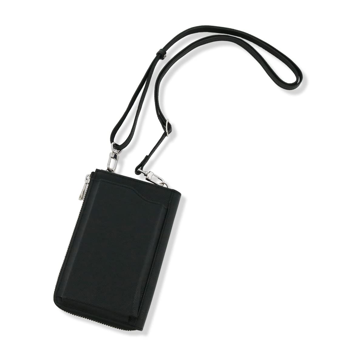 

Smartphone Shoulder Claudio SOX017 CLAUDIO Genderless Smartphone Pouch Genuine Leather Shoulder Bag Wallet Pochette Mini Pochette Black [Sonne] чорний