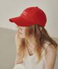 MELLY&ROSE Message Ball Cap (315351)_Red