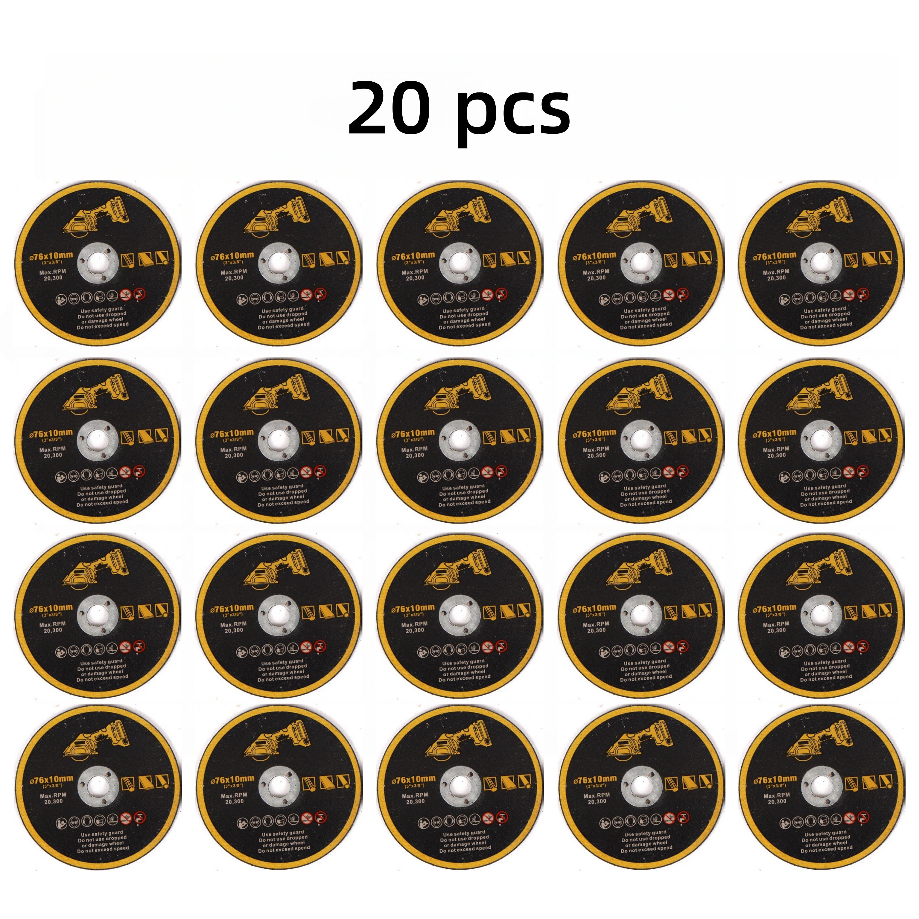 

20 шт. Мини-отрезные диски Круглый смоляной шлифовальный круг для угловой шлифмашины 20pcs