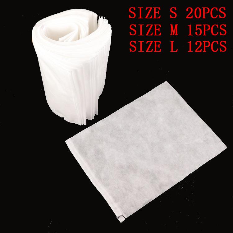 

Пылезащитные чехлы для обуви Нетканые пылезащитные шнурки Прозрачная сумка для хранения Дорожная сумка Сумки для обуви Сумки для сушки обуви Защитите обувь Size L 12pcs