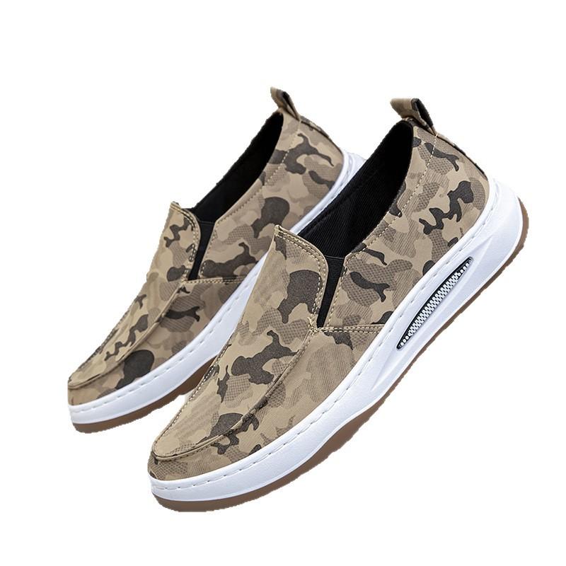 New men's shoes foreign trade breathable non-slip cloth shoes one-pedal men's casual cloth shoes