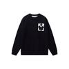 Off-White Arrow Jacquard Unisex Rundhalsad Tröja – Höst Vinter Vardagsmode.