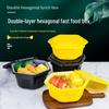 Hanyou doppelwandige sechseckige Meal Prep Behälter