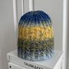 New Knitted Hat Gradual Change Tie-dye Rainbow Knitted Hat Winter Warm Sports Casual Fashion Wool Hat