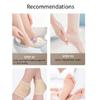 2PCS Silicone Heel Sleeve Socks Heel Padded Heel Cups Insoles Feet Care Repair Half-yard Socks