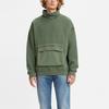 Levis Stand Collar Solid Color Long Sleeve Sweatshirt Men Sweatshirt Green A0752-0000