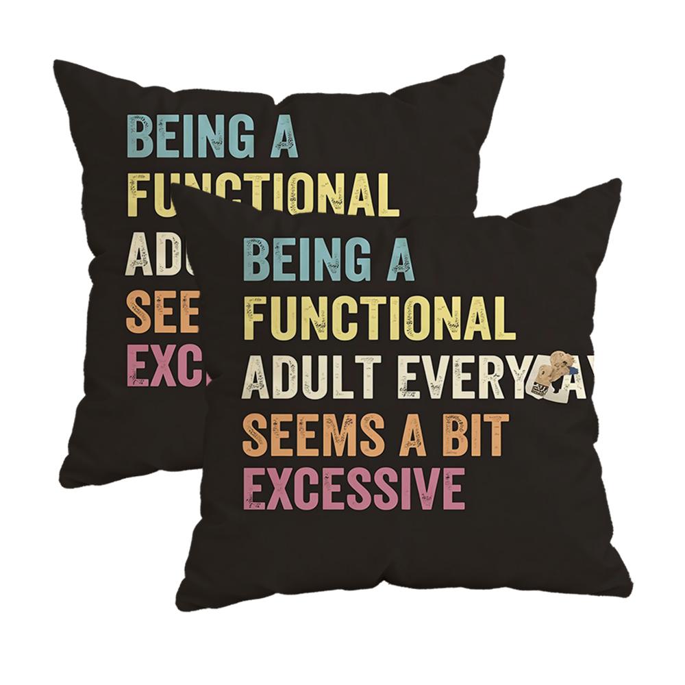 Portrait Lady Design Pillowcasezipper Design, Decorative Pillowcase, 45X45 Cm Pillowcase