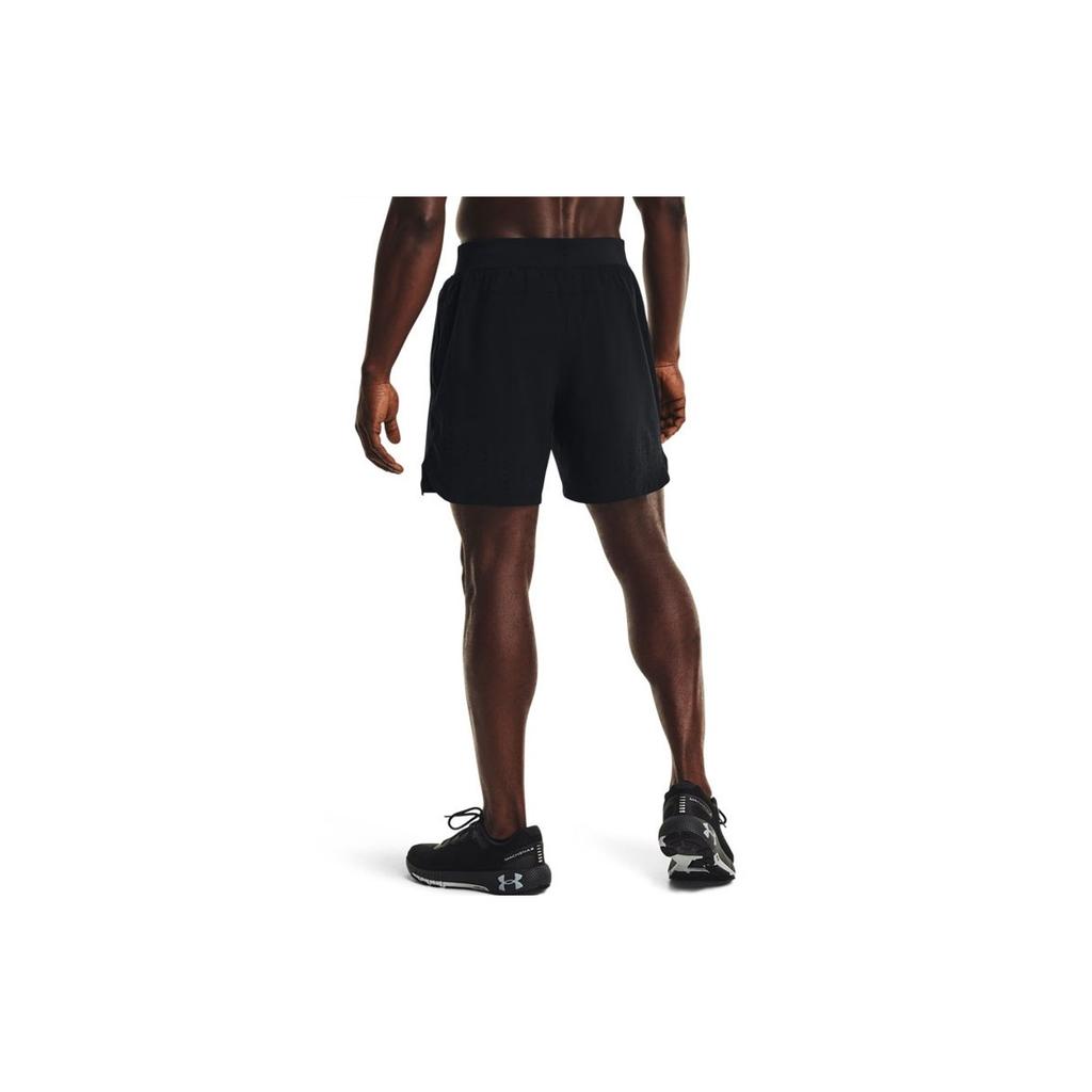 Under Armour Lightweight Quick-Dry Running Shorts Men Bottoms Black 1365673-001