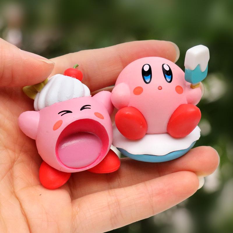 Kirby Anime Game Figurine Cake Decoration Ornament Collection.