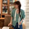 Thin and narrow long plush scarf women's autumn and winter niche design sense Spice girl versatile decorative scarf