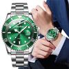 1PC Men's Luxury Watch Business Style Men's Calendar Simple Dial Quartz Watch Best Gift for Men