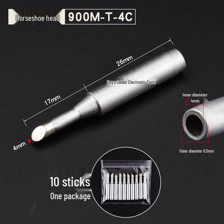 936 Universal Soldering Iron Tip for Constant Temperature Stations - Frosted, Pointed, Horseshoe Blades