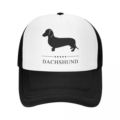 Classic Unisex Dachshund Trucker Hat Adult Sausage Badger Wiener Dog Adjustable Baseball Cap Unisex Women Outdoor Snapback Caps