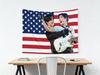 1pc K-pop Minsung American Flag Tapestry Perfect Gift for Minsung Fans Wall Hanging for Bedroom Dorm Room Decor Idol Merchandise